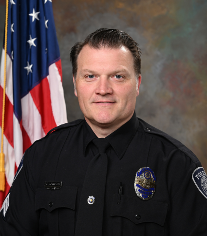 Professional photo of Lt. Chris Johnson of the Pelham Police Department.
